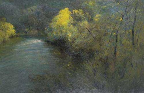 Penleigh boyd The River France oil painting art